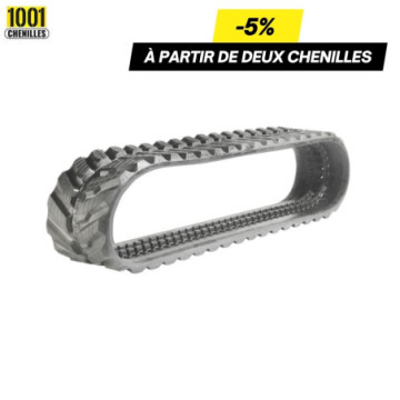 Chenille caoutchouc non marquante 180x72x40G 1001 Chenilles